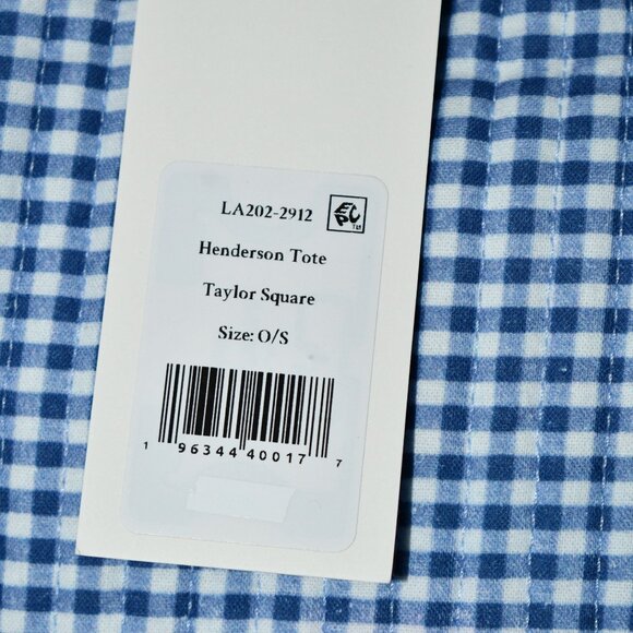 LoveShackFancy x Visit Savannah Henderson Bow Gingham Tote #LA202-2912 NWT - Picture 5 of 6